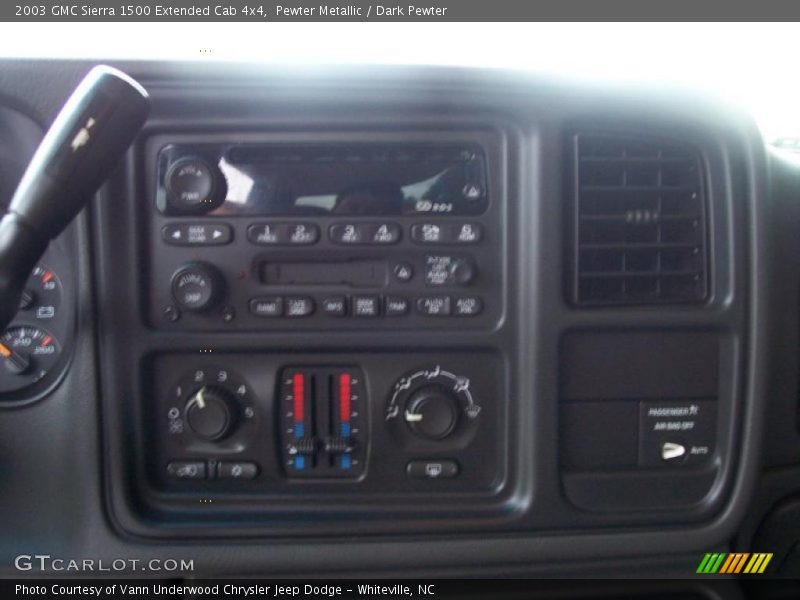 Pewter Metallic / Dark Pewter 2003 GMC Sierra 1500 Extended Cab 4x4