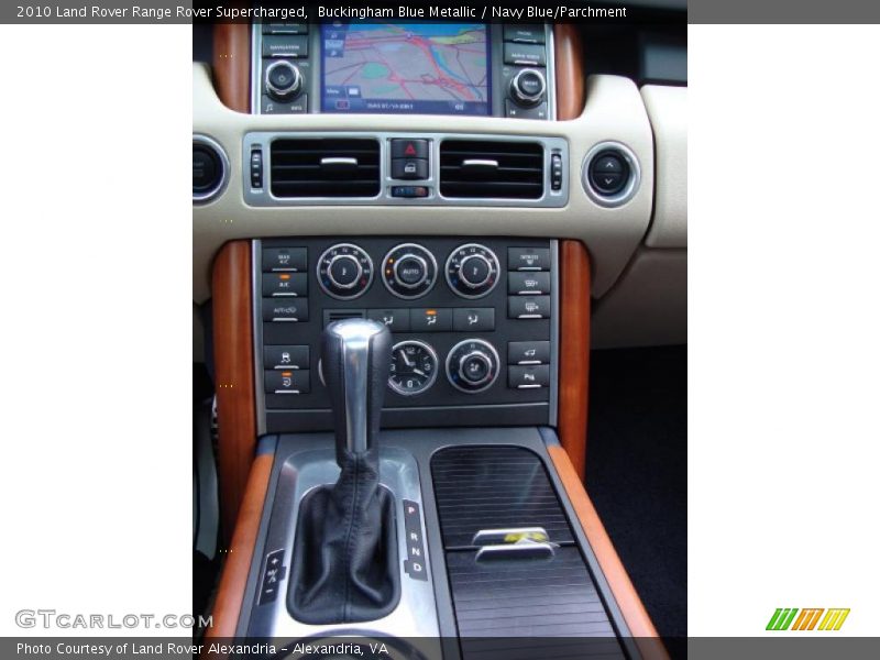 Buckingham Blue Metallic / Navy Blue/Parchment 2010 Land Rover Range Rover Supercharged