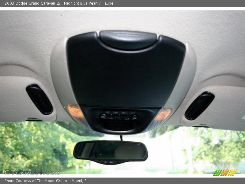 Midnight Blue Pearl / Taupe 2003 Dodge Grand Caravan ES