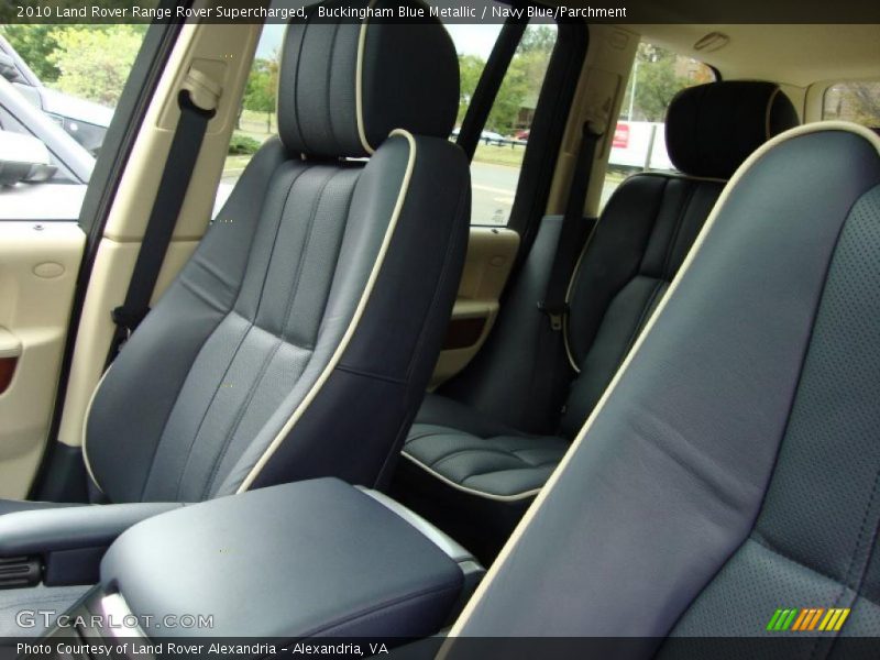 Buckingham Blue Metallic / Navy Blue/Parchment 2010 Land Rover Range Rover Supercharged