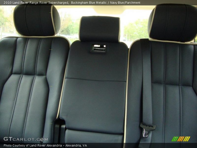 Buckingham Blue Metallic / Navy Blue/Parchment 2010 Land Rover Range Rover Supercharged