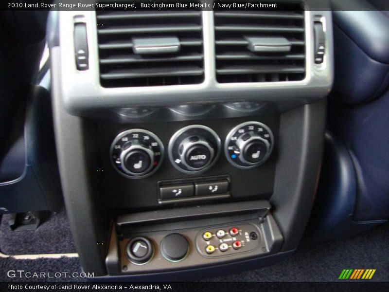 Buckingham Blue Metallic / Navy Blue/Parchment 2010 Land Rover Range Rover Supercharged