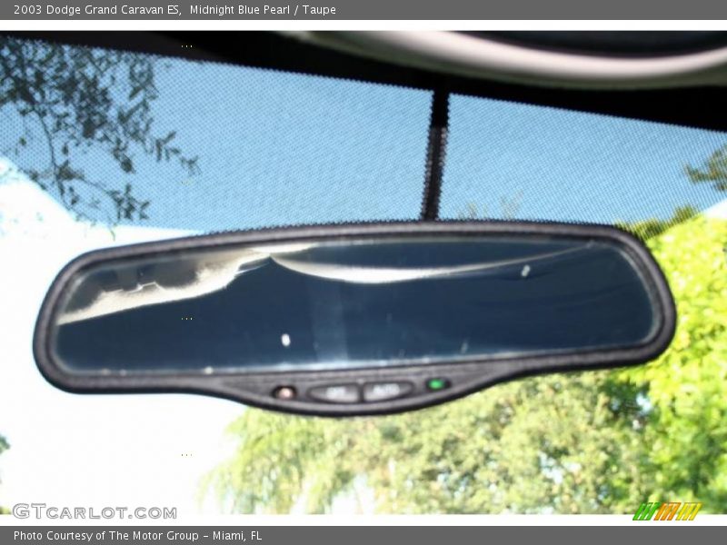 Midnight Blue Pearl / Taupe 2003 Dodge Grand Caravan ES