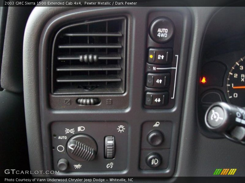 Pewter Metallic / Dark Pewter 2003 GMC Sierra 1500 Extended Cab 4x4