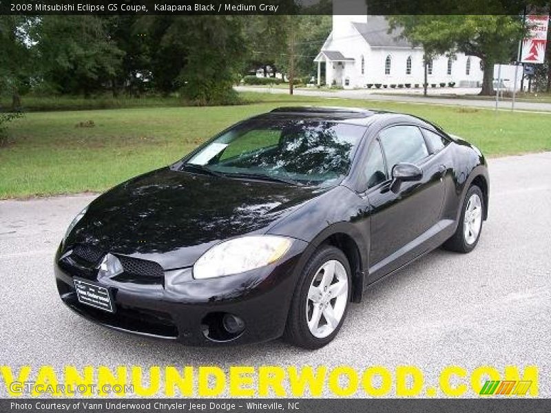 Kalapana Black / Medium Gray 2008 Mitsubishi Eclipse GS Coupe