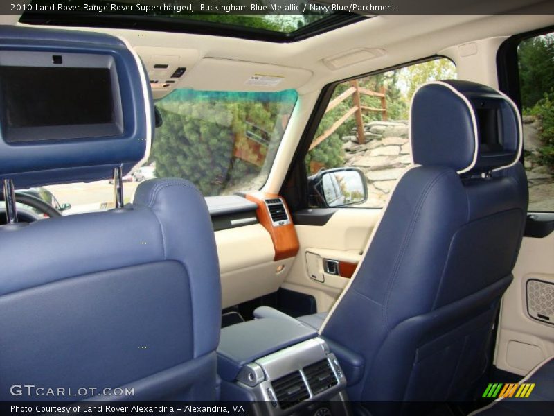 Buckingham Blue Metallic / Navy Blue/Parchment 2010 Land Rover Range Rover Supercharged