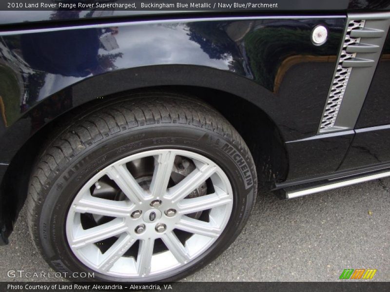 Buckingham Blue Metallic / Navy Blue/Parchment 2010 Land Rover Range Rover Supercharged