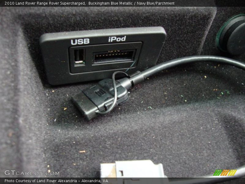 Buckingham Blue Metallic / Navy Blue/Parchment 2010 Land Rover Range Rover Supercharged