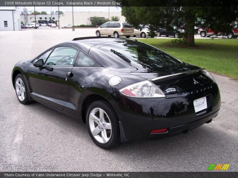 Kalapana Black / Medium Gray 2008 Mitsubishi Eclipse GS Coupe
