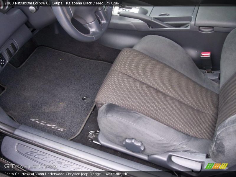 Kalapana Black / Medium Gray 2008 Mitsubishi Eclipse GS Coupe