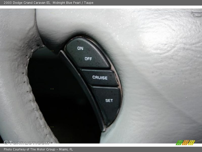 Midnight Blue Pearl / Taupe 2003 Dodge Grand Caravan ES
