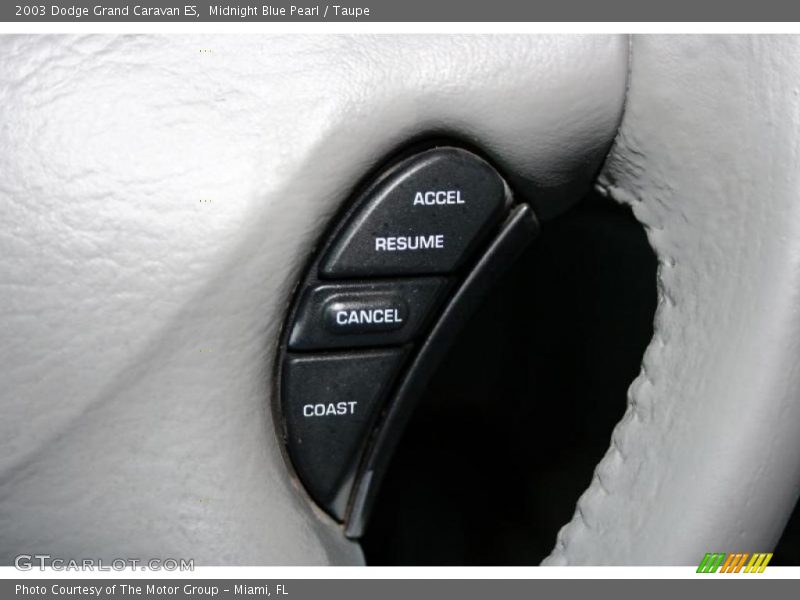 Midnight Blue Pearl / Taupe 2003 Dodge Grand Caravan ES