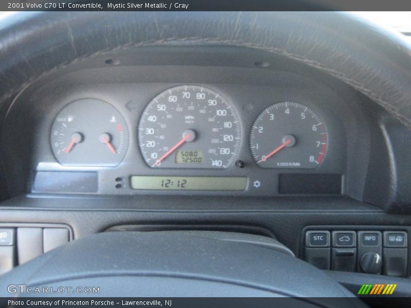 Mystic Silver Metallic / Gray 2001 Volvo C70 LT Convertible