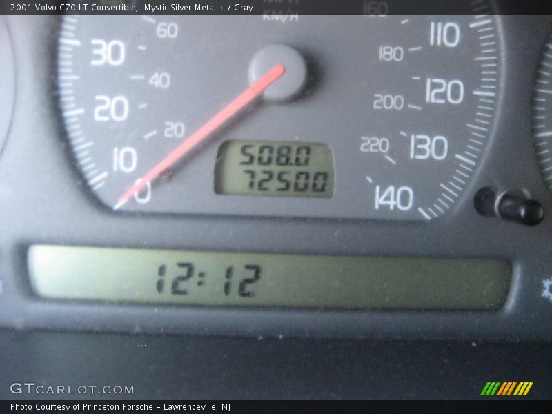 Mystic Silver Metallic / Gray 2001 Volvo C70 LT Convertible