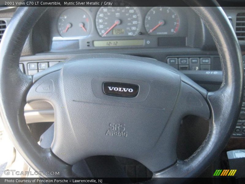 Mystic Silver Metallic / Gray 2001 Volvo C70 LT Convertible
