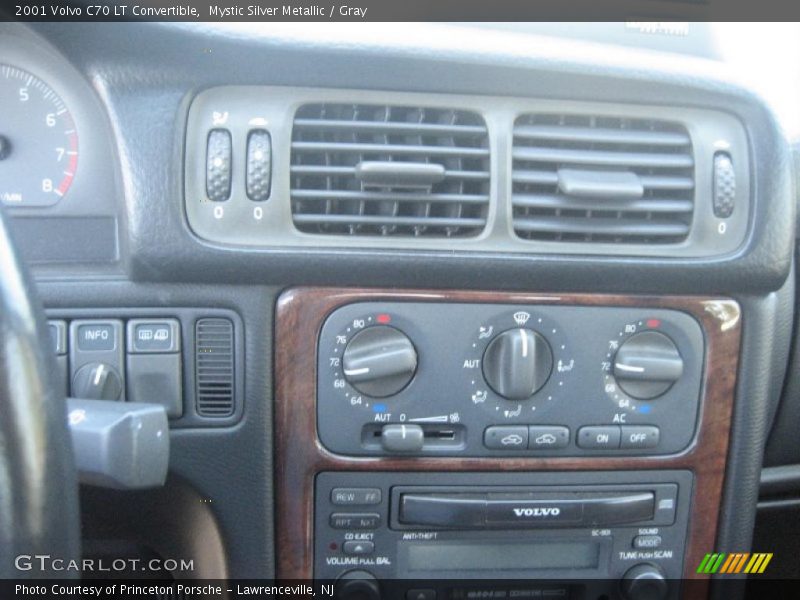 Mystic Silver Metallic / Gray 2001 Volvo C70 LT Convertible