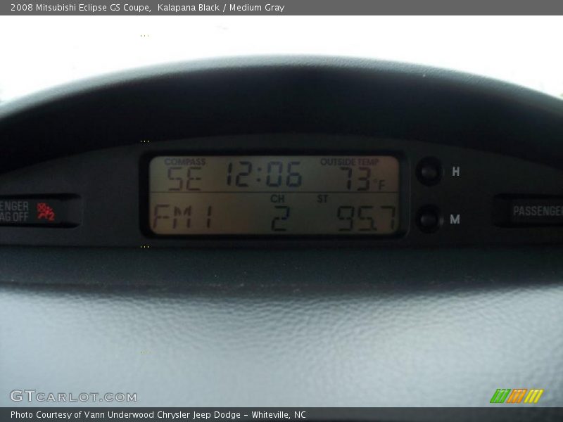 Kalapana Black / Medium Gray 2008 Mitsubishi Eclipse GS Coupe