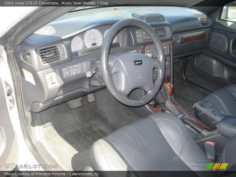 Mystic Silver Metallic / Gray 2001 Volvo C70 LT Convertible
