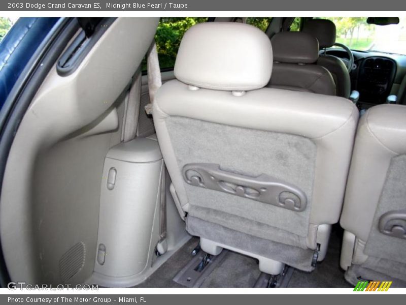 Midnight Blue Pearl / Taupe 2003 Dodge Grand Caravan ES