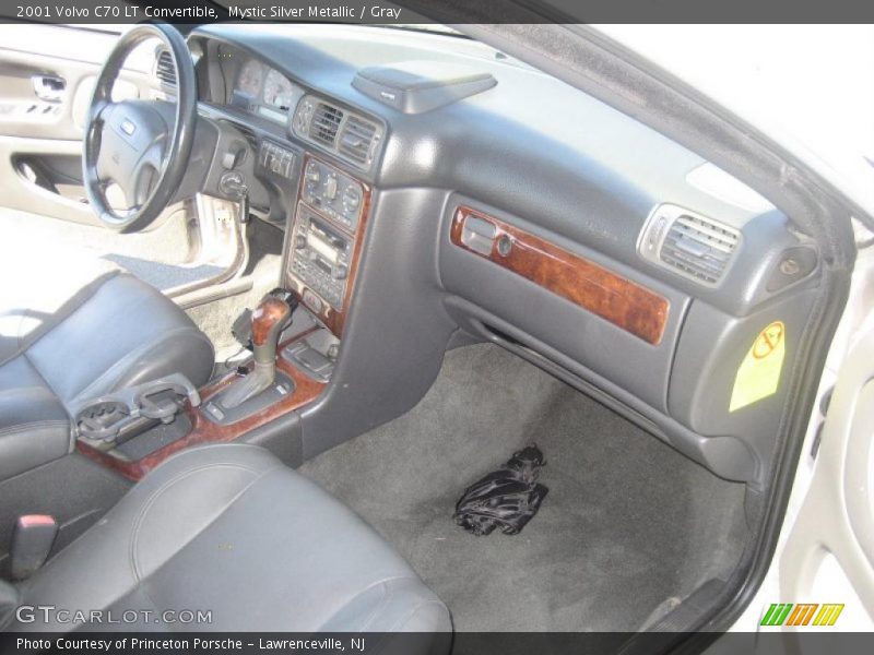 Mystic Silver Metallic / Gray 2001 Volvo C70 LT Convertible