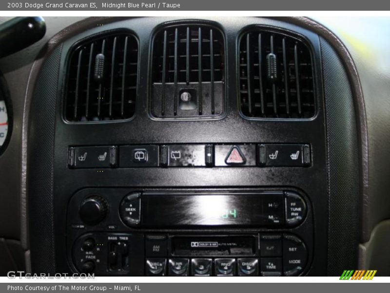 Midnight Blue Pearl / Taupe 2003 Dodge Grand Caravan ES