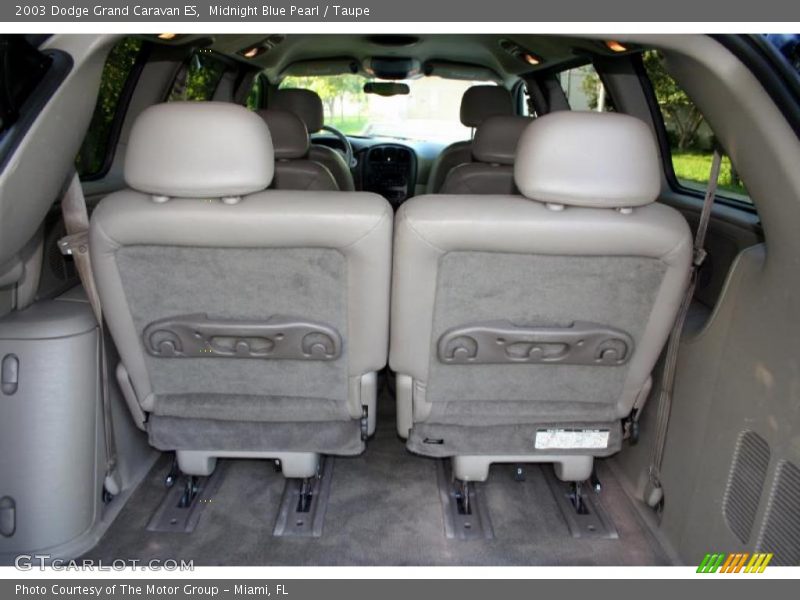 Midnight Blue Pearl / Taupe 2003 Dodge Grand Caravan ES