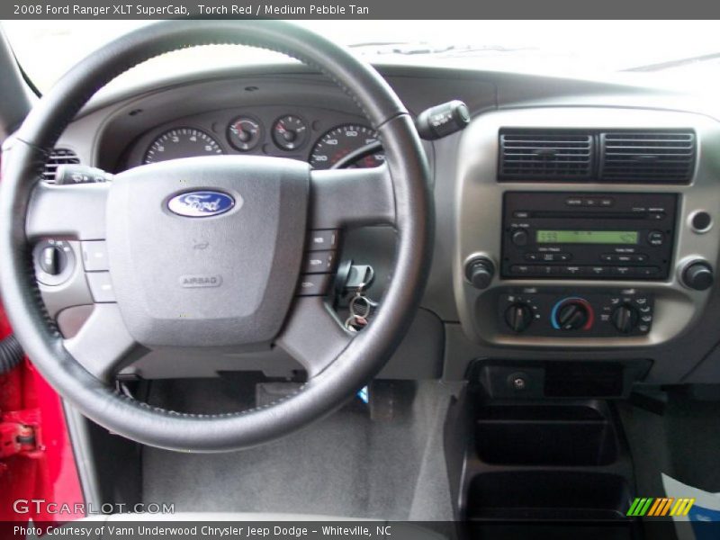 Torch Red / Medium Pebble Tan 2008 Ford Ranger XLT SuperCab