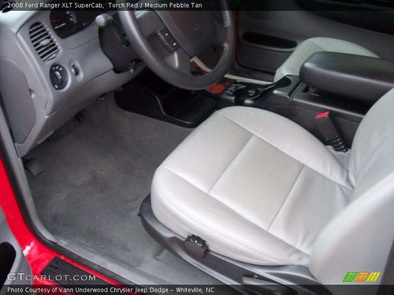 Torch Red / Medium Pebble Tan 2008 Ford Ranger XLT SuperCab