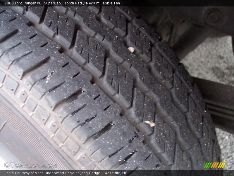 Torch Red / Medium Pebble Tan 2008 Ford Ranger XLT SuperCab