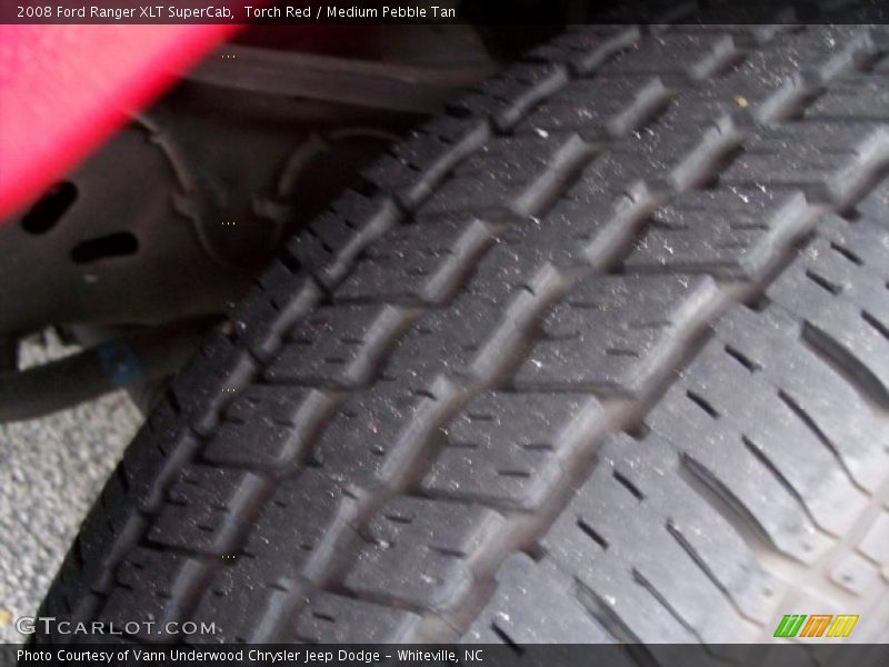 Torch Red / Medium Pebble Tan 2008 Ford Ranger XLT SuperCab