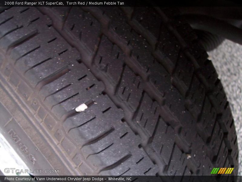 Torch Red / Medium Pebble Tan 2008 Ford Ranger XLT SuperCab