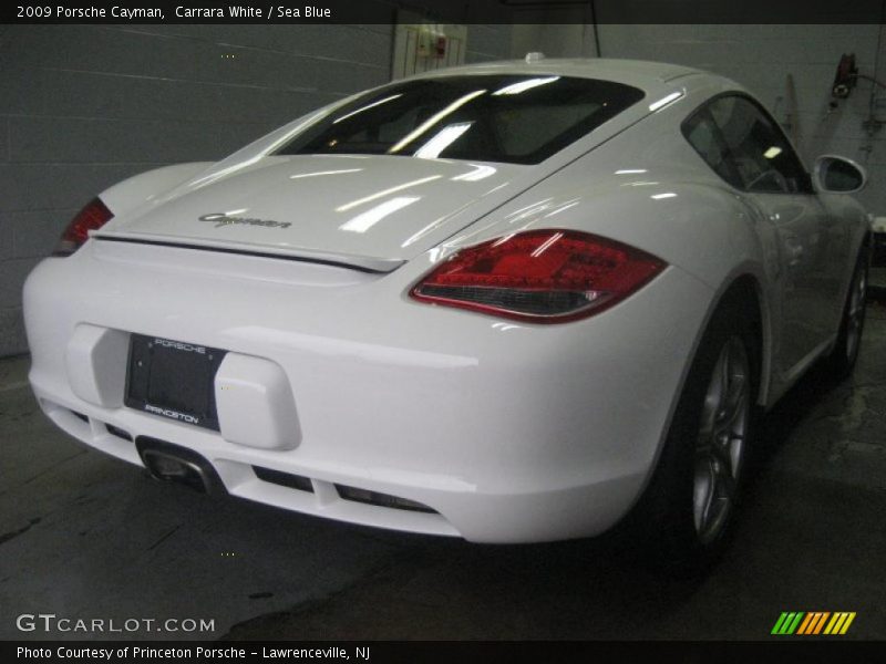 Carrara White / Sea Blue 2009 Porsche Cayman