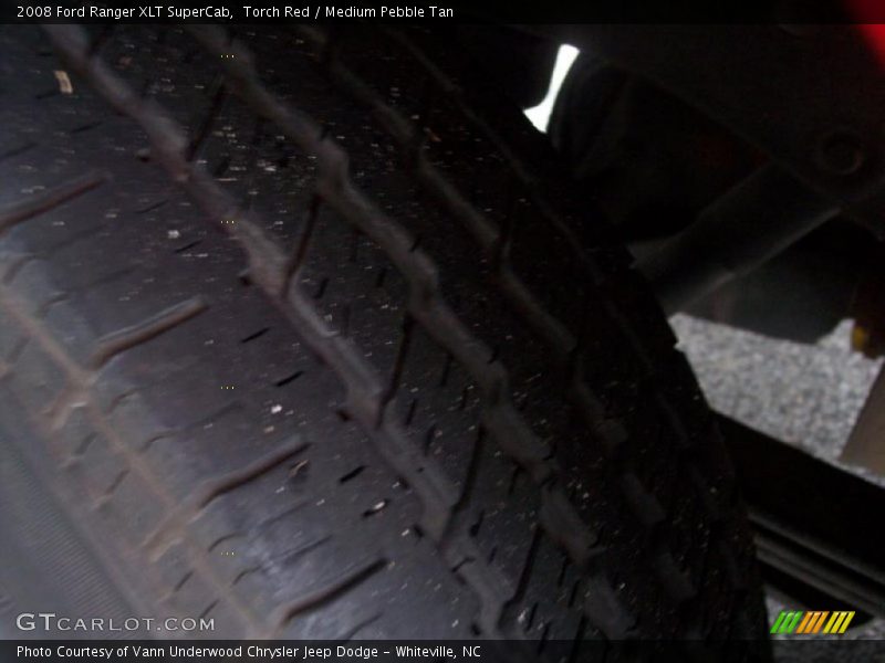 Torch Red / Medium Pebble Tan 2008 Ford Ranger XLT SuperCab