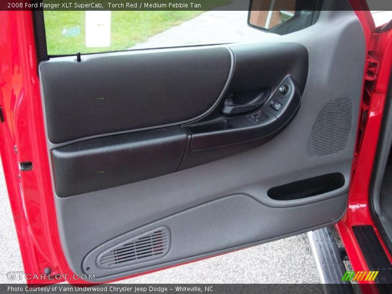 Torch Red / Medium Pebble Tan 2008 Ford Ranger XLT SuperCab