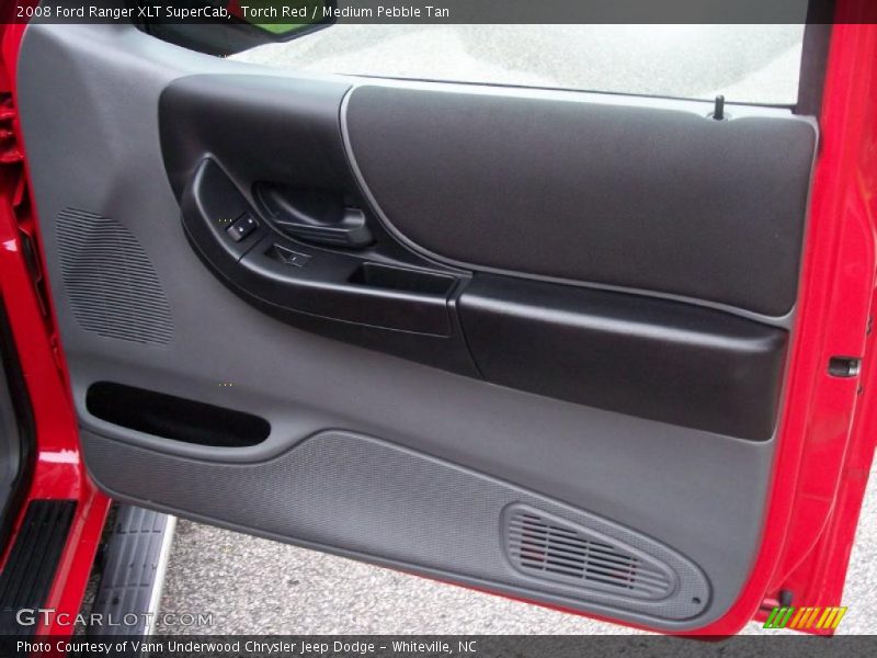 Torch Red / Medium Pebble Tan 2008 Ford Ranger XLT SuperCab