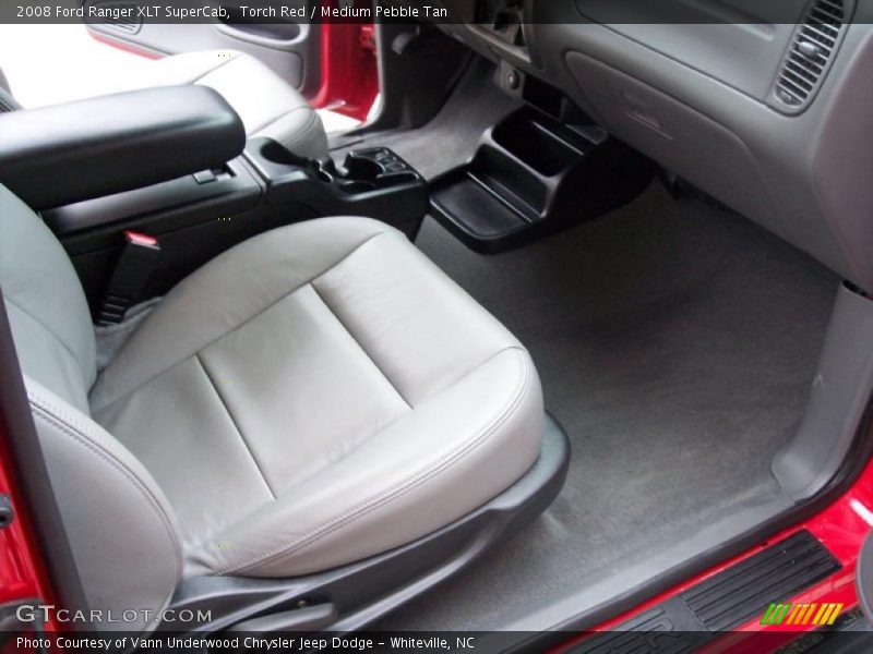 Torch Red / Medium Pebble Tan 2008 Ford Ranger XLT SuperCab