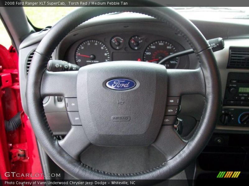 Torch Red / Medium Pebble Tan 2008 Ford Ranger XLT SuperCab