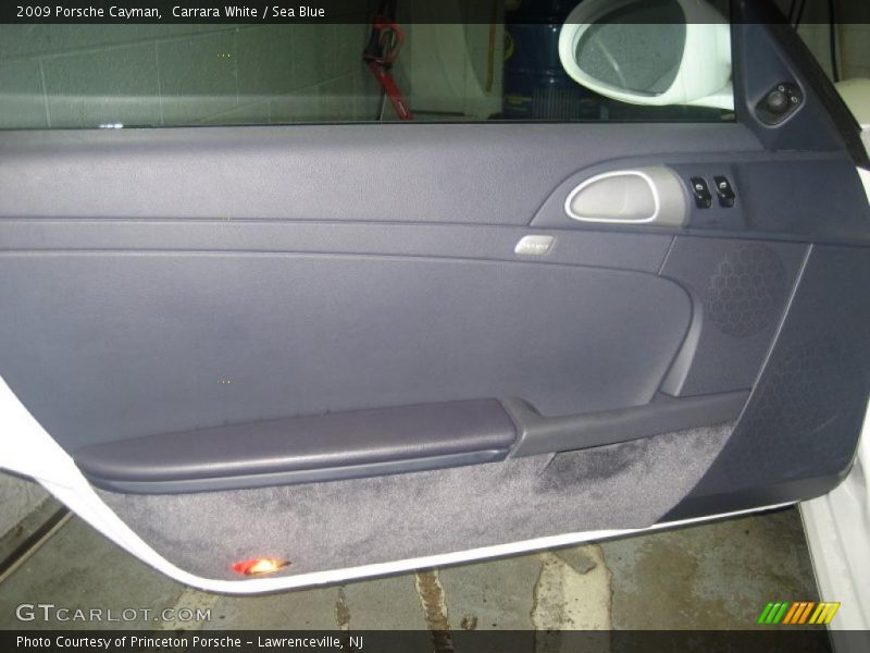 Carrara White / Sea Blue 2009 Porsche Cayman