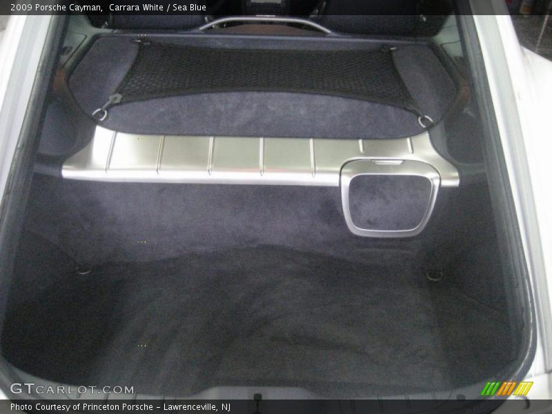 Carrara White / Sea Blue 2009 Porsche Cayman
