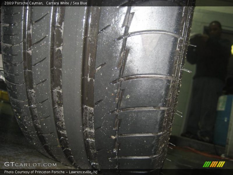 Carrara White / Sea Blue 2009 Porsche Cayman