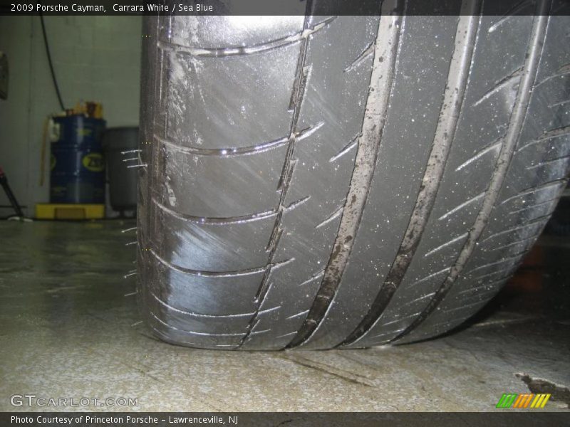 Carrara White / Sea Blue 2009 Porsche Cayman