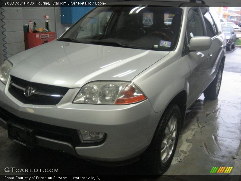Starlight Silver Metallic / Ebony 2003 Acura MDX Touring