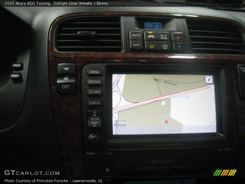 Starlight Silver Metallic / Ebony 2003 Acura MDX Touring