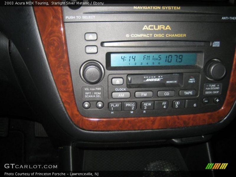 Starlight Silver Metallic / Ebony 2003 Acura MDX Touring