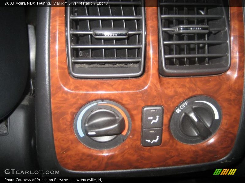 Starlight Silver Metallic / Ebony 2003 Acura MDX Touring