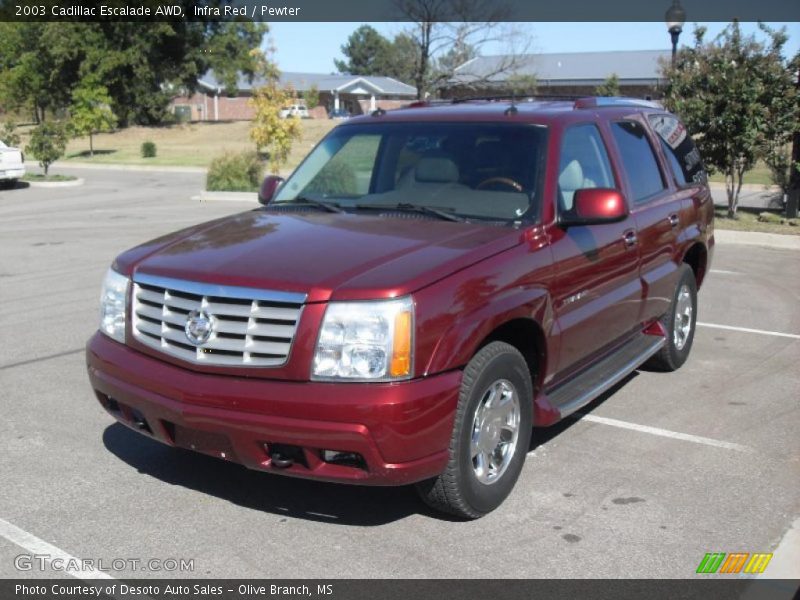 Infra Red / Pewter 2003 Cadillac Escalade AWD