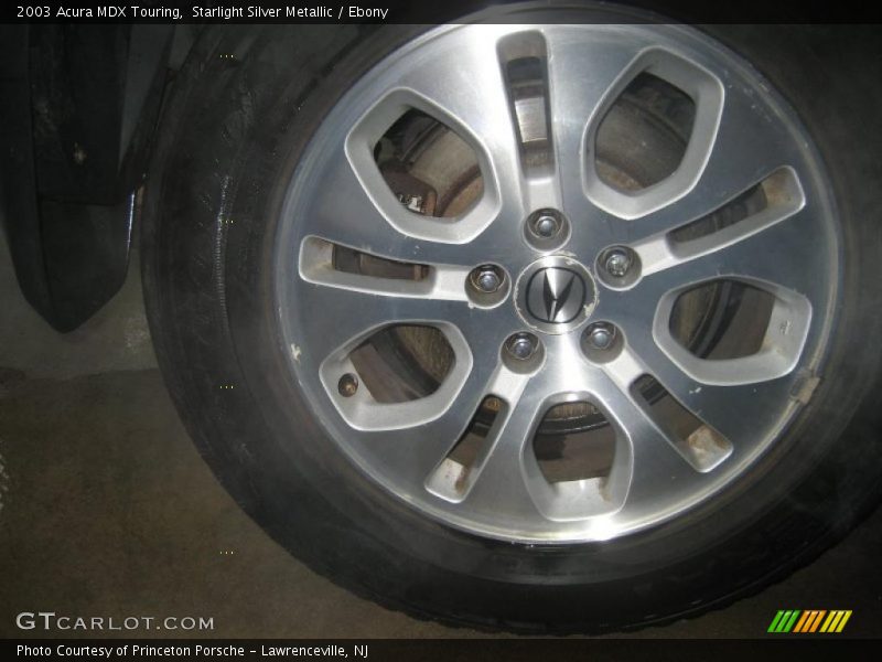Starlight Silver Metallic / Ebony 2003 Acura MDX Touring
