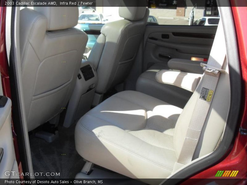 Infra Red / Pewter 2003 Cadillac Escalade AWD