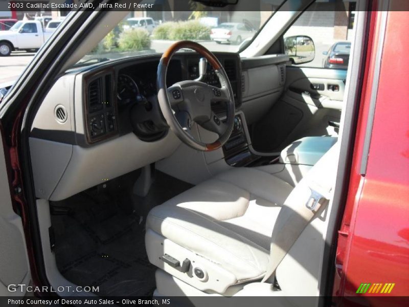 Infra Red / Pewter 2003 Cadillac Escalade AWD