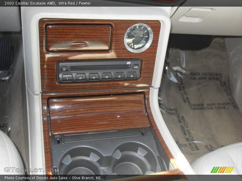 Infra Red / Pewter 2003 Cadillac Escalade AWD
